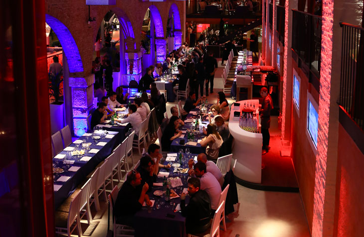 La cena a Villa Bonin